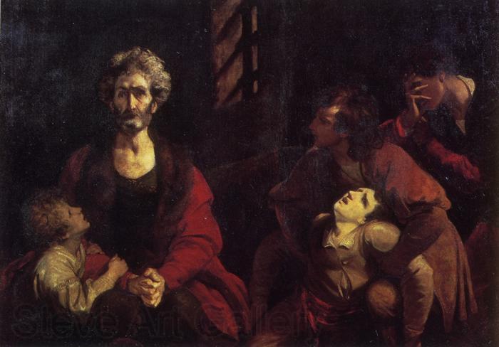 Sir Joshua Reynolds Ugolino and His Children Norge oil painting art